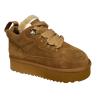 Угги женские замшевые HENGJI 273-2-2 khaki мех