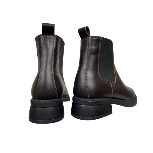 Черевики жіночі шкіряні PRELLESTA 2530 08 коричневі хутро