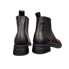 Черевики жіночі шкіряні PRELLESTA 2530 08 коричневі хутро