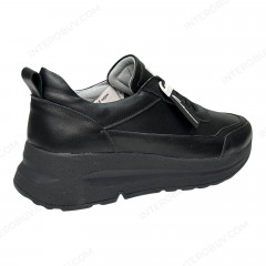 Кроссовки Женские кожаные VLADEKS 1215 черный