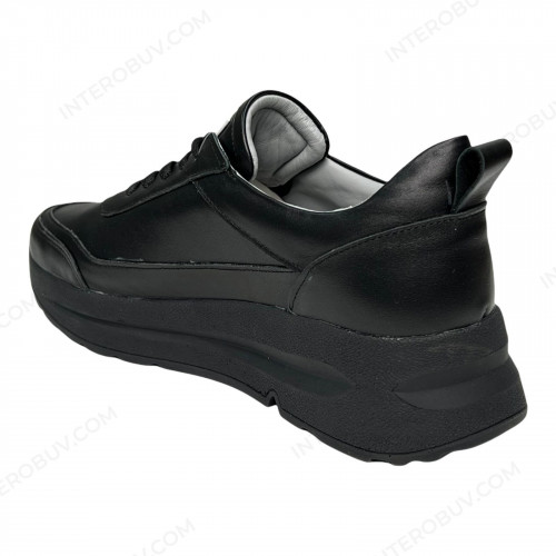 Кроссовки Женские кожаные VLADEKS 1215 черный