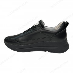 Кроссовки Женские кожаные VLADEKS 1215 черный