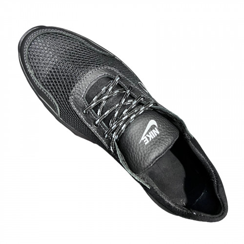 Кросівки Чоловічі шкіряні GULLIVER М17 01 чорний сітка