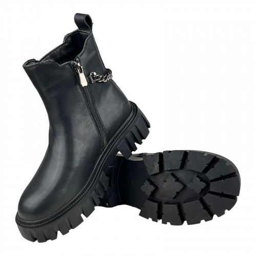 Ботинки Женские кожаные IT TS E5012-6 Black