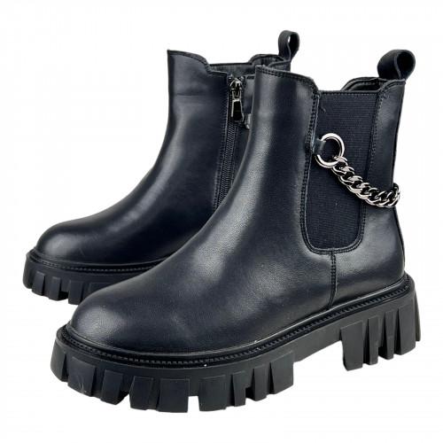 Ботинки Женские кожаные IT TS E5012-6 Black