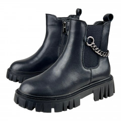 Ботинки Женские кожаные IT TS E5012-6 Black