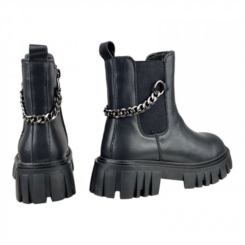 Ботинки Женские кожаные IT TS E5012-6 Black