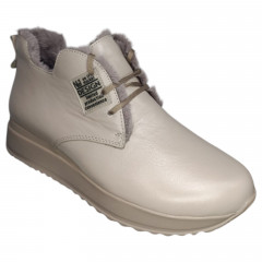 Черевики жіночі шкіряні MADAM 11725 мокко хутро