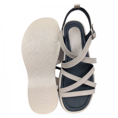 Босоножки Женские кожаные FOOT STEP 545 04 бежевые