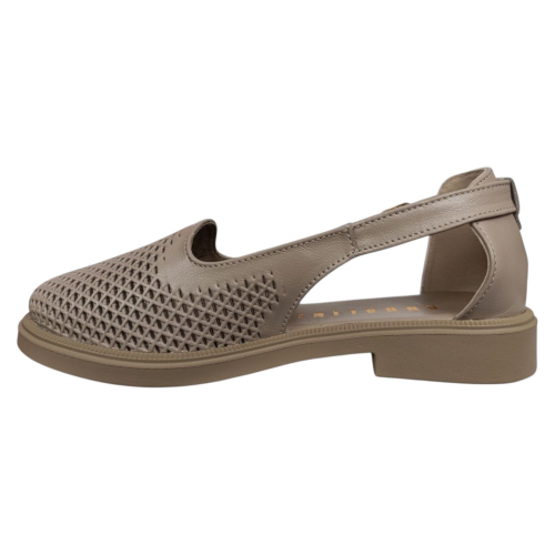 Лоферы женские кожаные ANDALINI 2005 07 бежевые