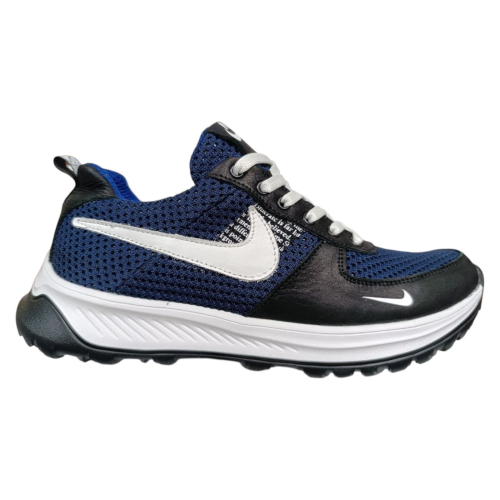 Кроссовки мужские текстильные DENAR N13K 09 сетка сине-черные