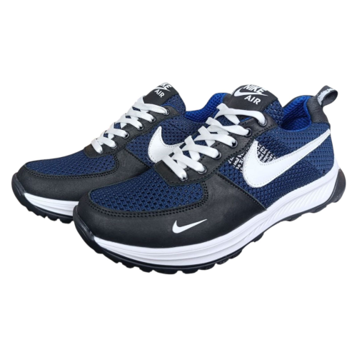 Кроссовки мужские текстильные DENAR N13K 09 сетка сине-черные