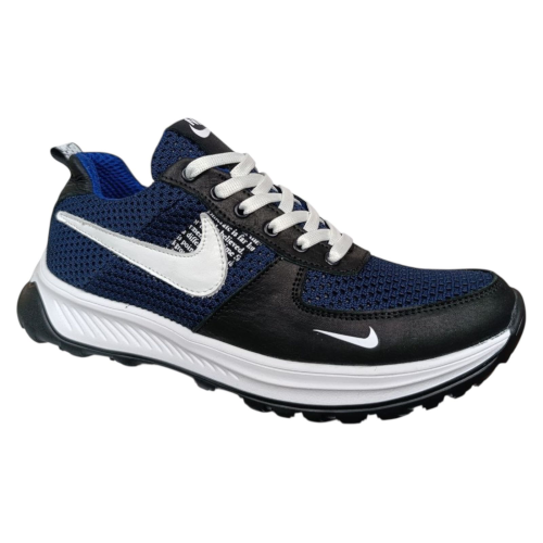 Кроссовки мужские текстильные DENAR N13K 09 сетка сине-черные