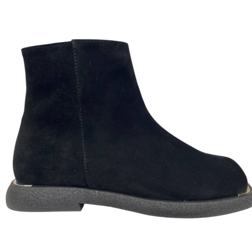 Черевики жіночі замшеві ILONA 935/509 чорні байка