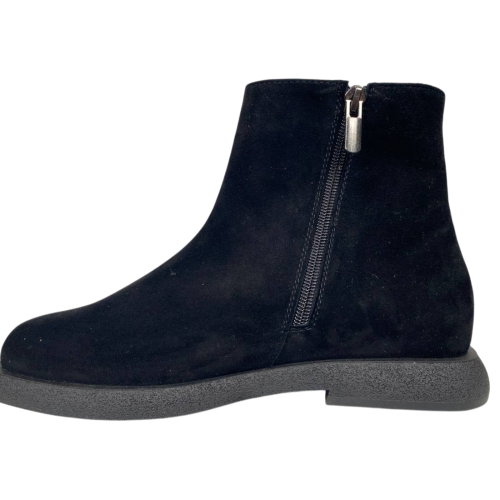 Черевики жіночі замшеві ILONA 935/509 чорні байка