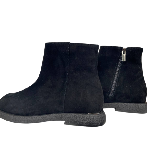 Черевики жіночі замшеві ILONA 935/509 чорні байка