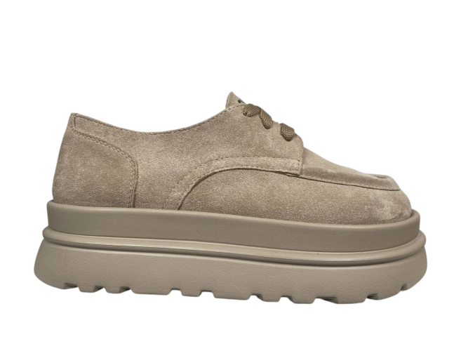 Жіночі Дербі замшеві DINO RICHI 720 04 бежеві 