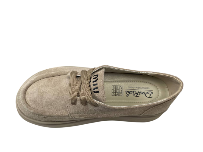 Жіночі Дербі замшеві DINO RICHI 720 04 бежеві 