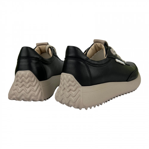 Кроссовки Женские кожаные MASIS IN10 черный