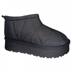  Угги женские  BODRUM 9049 черный мех