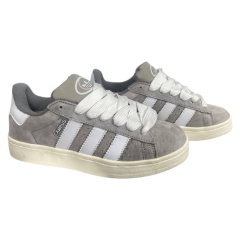 Кеды женские замшевые аdidas campus B0815-21 светло серые