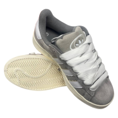 Кеды женские замшевые аdidas campus B0815-21 светло серые