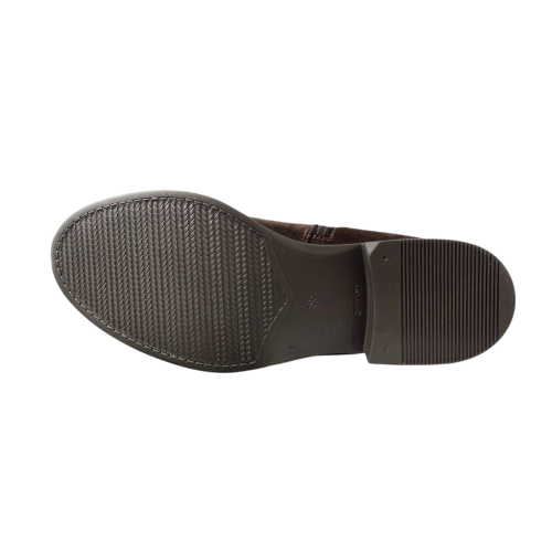 Чоботи жіночі замшеві PANDORA 25-301 коричнева байка