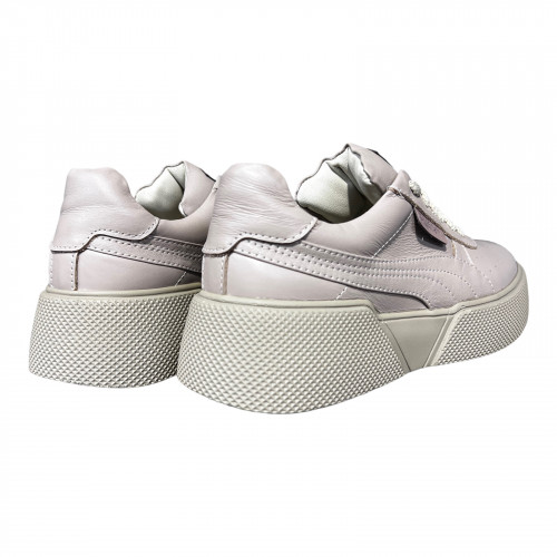 Кроссовки Женские кожаные VERSAL 1018 капучино кожа