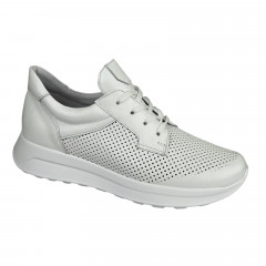 Кроссовки Женские кожаные SCORPION 3417 05 # белый