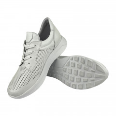 Кроссовки Женские кожаные SCORPION 3417 05 # белый