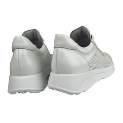 Кроссовки Женские кожаные SCORPION 3417 05 # белый