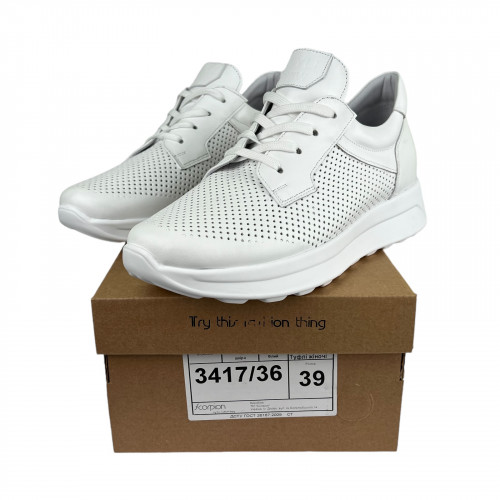 Кросівки Жіночі шкіряні SCORPION 3417 05 # білий