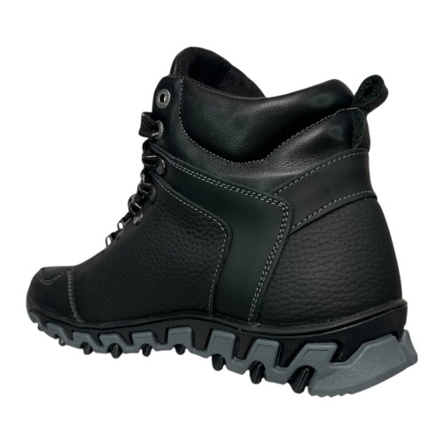 Кроссовки подростковые кожные ACLI CLAS BN 41/7 черный мех