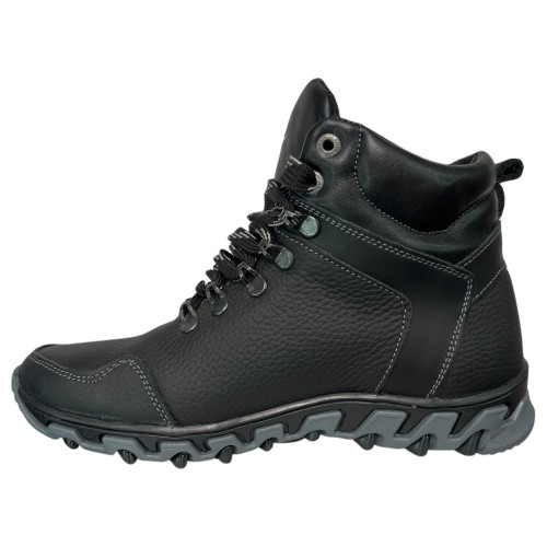 Кроссовки подростковые кожные ACLI CLAS BN 41/7 черный мех