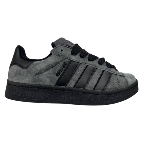 Кеды женские замшевые аdidas campus G3503-3 графит