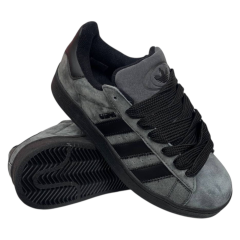 Кеды женские замшевые аdidas campus G3503-3 графит