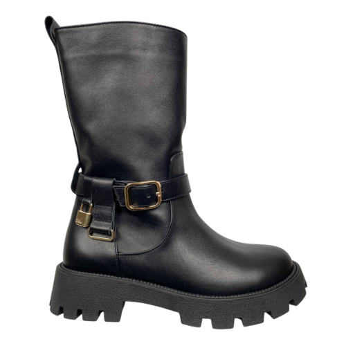 Черевики жіночі шкіряні DIANA D-239/940 чорні байка