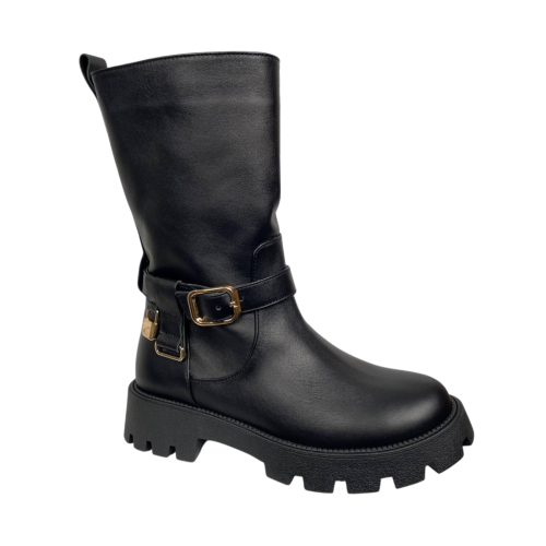 Черевики жіночі шкіряні DIANA D-239/940 чорні байка