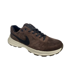 Кроссовки мужские замшевые MERCURU Nike kord шоколадные 