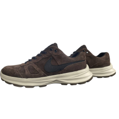 Кроссовки мужские замшевые MERCURU Nike kord шоколадные 