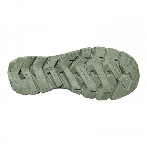 Кроссовки Мужские кожаные ACLI CLAS B77/4 хаки сетка