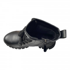 Черевики жіночі шкіряні IT TS E827-6 чорні байка