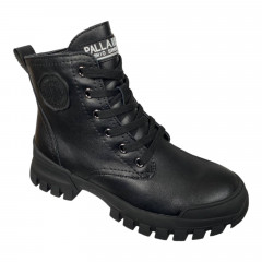 Черевики жіночі шкіряні IT TS E827-6 чорні байка