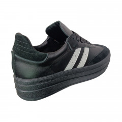 Кроссовки женские кожаные DITAS K-44 01 черные