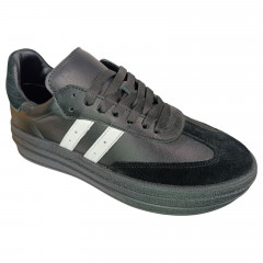 Кроссовки женские кожаные DITAS K-44 01 черные