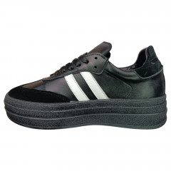 Кроссовки женские кожаные DITAS K-44 01 черные