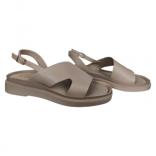 Босоножки Женские кожаные ILONA 812/219 14 бежевые