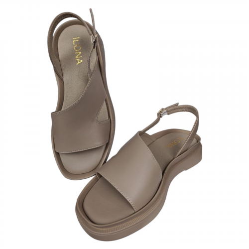 Босоножки Женские кожаные ILONA 812/219 14 бежевые