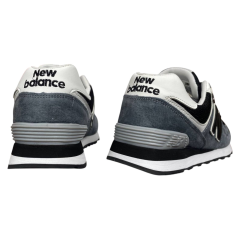 Кросівки чоловічі замшеві New Balance 574 Classik GL сірі