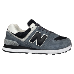 Кросівки чоловічі замшеві New Balance 574 Classik GL сірі